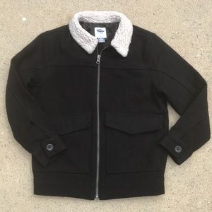 Boys old navy wool work style jacket. Like new.